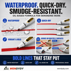 🛠️🖊️Precision Tip Quick-Dry Oil-Based Marker Pen