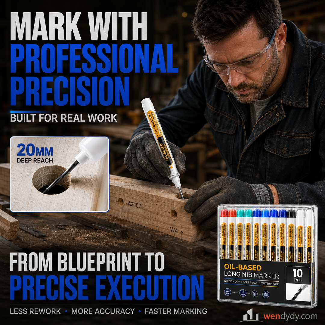🛠️🖊️Precision Tip Quick-Dry Oil-Based Marker Pen