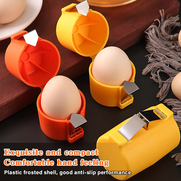 🎊Stainless Steel Egg Opener – Crack, Cut, and Separate Eggs Easily🍳(🥚Buy 1 Get 1 Free)