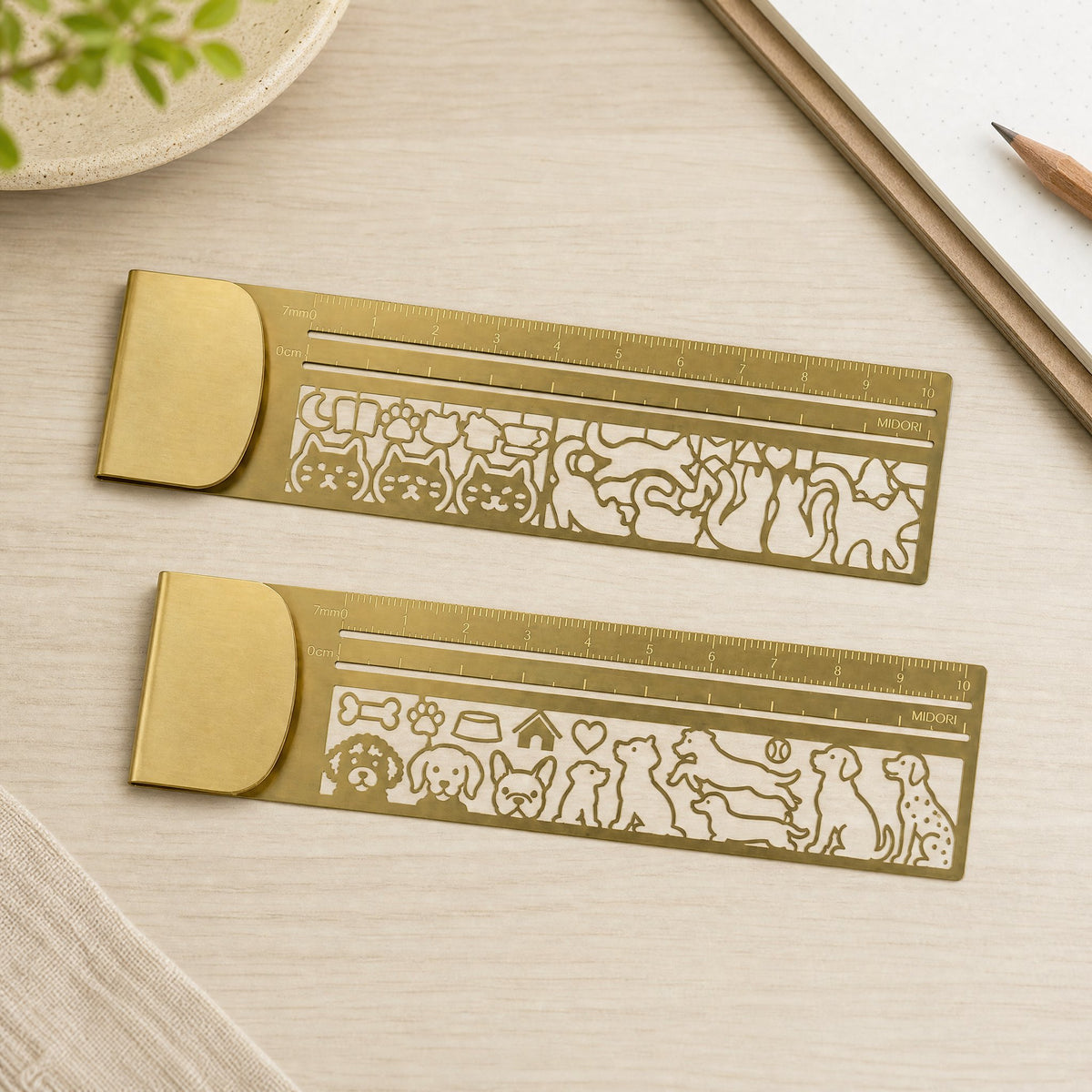 🐱✨ Cat Lover’s 3-in-1 Metal Bookmark Ruler | Bookmark, Ruler & Coloring