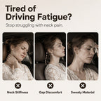 🚗💤 Relieve Driving Fatigue! Universal Memory Foam Car Headrest Neck Pillow, Ergonomic Support Auto Neck Cushion for Long Road Trips